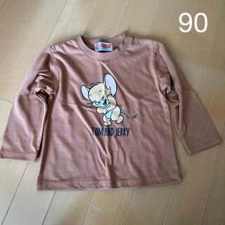 ユニクロ(UNIQLO)のトムとジェリー ロンT 90㎝(Tシャツ/カットソー)