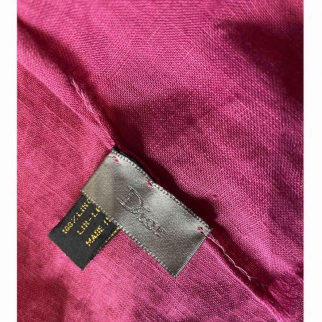 Christian Dior(クリスチャンディオール)のDior ピンクストール Y-103 レディースのファッション小物(ストール/パシュミナ)の商品写真
