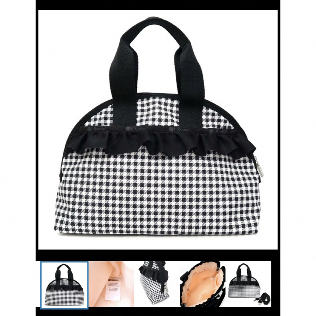LeSportsac - レスポートサック ギンガムチェック フリル LeSportsac - レスポートサック ギンガムチェック フリル