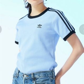 Originals（adidas） - 新品　アディダスオリジナルス スリーストライプス スリム 半袖 Tシャツ  XL