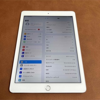 アイパッド(iPad)の7060 美品 電池最良好 iPad Air2 第2世代 16GB au(タブレット)