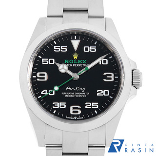 ロレックス(ROLEX)のロレックス エアキング 126900 ブラック ランダム番 メンズ 中古 腕時計(腕時計(アナログ))