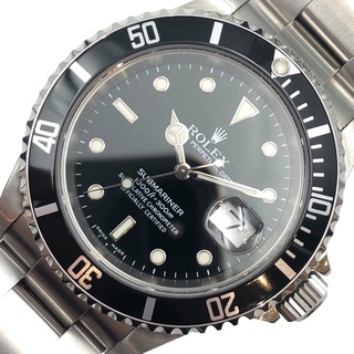 ロレックス(ROLEX)の　ロレックス ROLEX サブマリーナ 16610 ブラック SS メンズ 腕時計(その他)