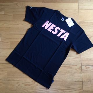 ネスタブランド(NESTA BRAND)のNESTABRAND 半袖Tシャツ 黒 Tシャツ プリントTシャツMサイズ(Tシャツ/カットソー(半袖/袖なし))