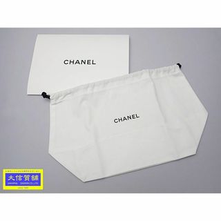 シャネル(CHANEL)のCHANEL シャネル 巾着ポーチ コットン ホワイト ノベルティ 非売品 新品  【送料無料】 A-8487【質屋出品】(ポーチ)