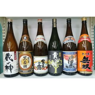 鹿児島産芋焼酎25度1.8㍑×6本Cセット(焼酎)