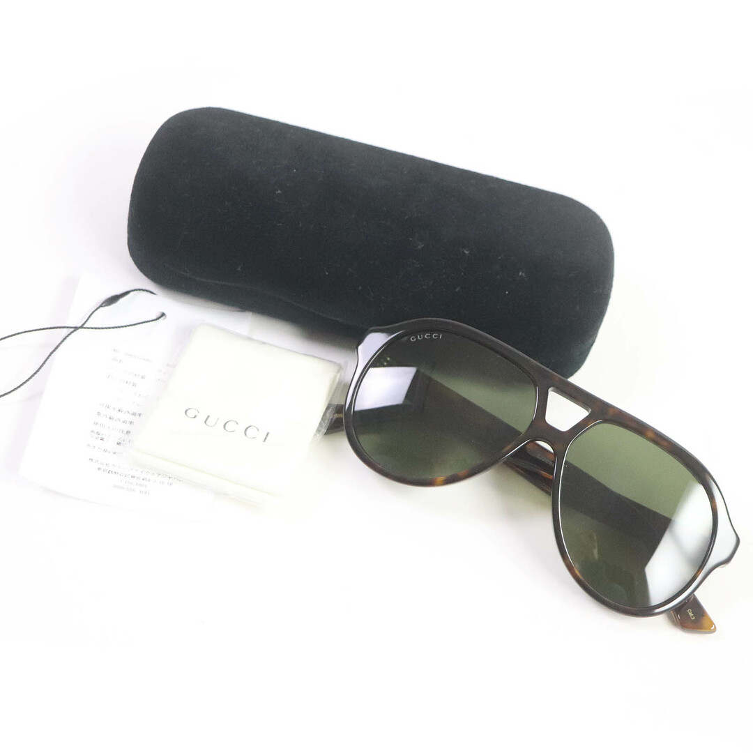 GUCCI - 未使用品□GUCCI グッチ GG0159S べっ甲柄 アビエーター GUCCI - 未使用品□GUCCI グッチ GG0159S べっ甲柄 アビエーター
