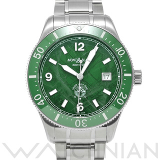 中古 モンブラン MONTBLANC 129373 グリーン メンズ 腕時計