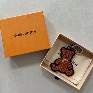 ルイヴィトン(LOUIS VUITTON)のヴィトン ルイヴィトン キーリング キーチャーム キーホルダー クマ テディベア(キーホルダー)