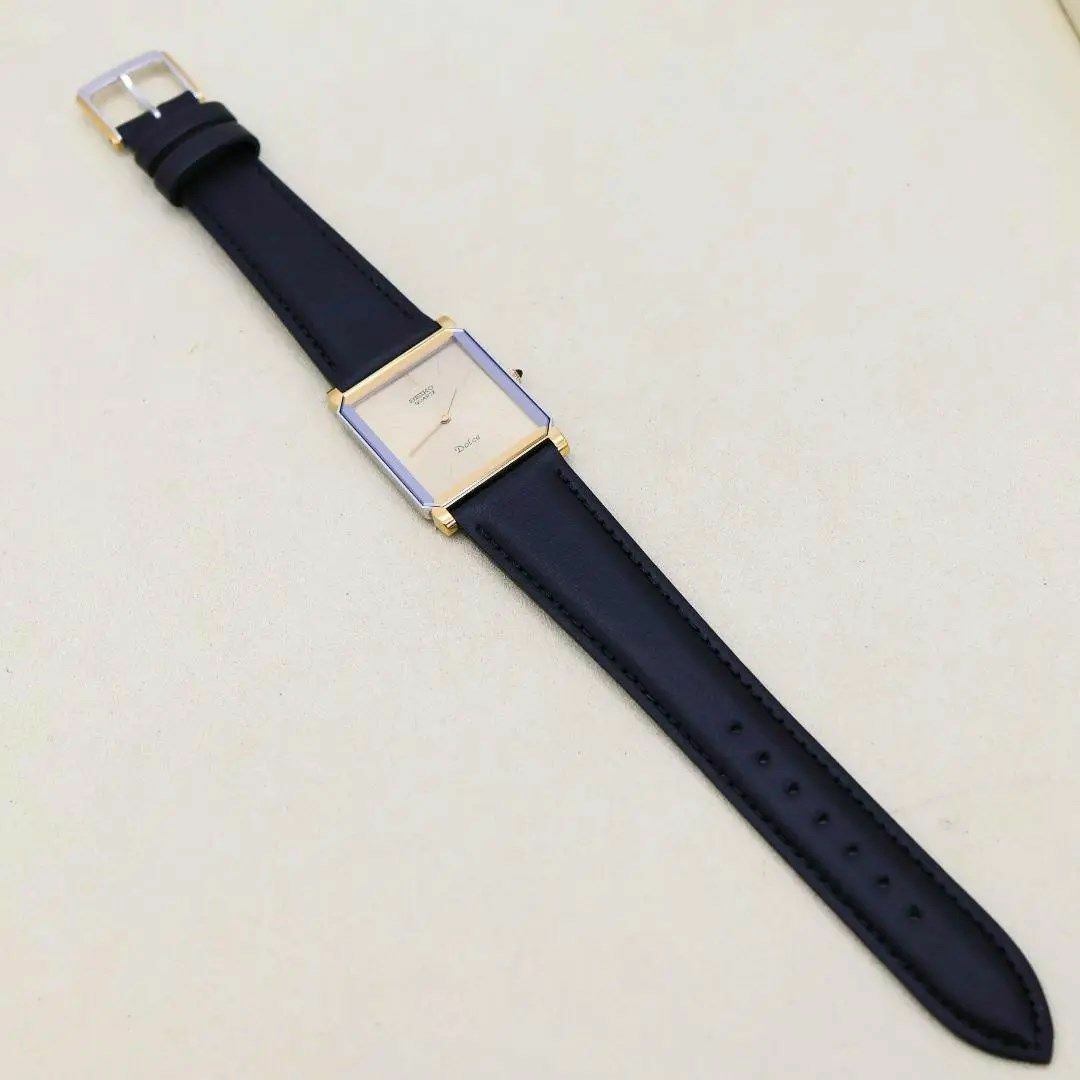 ◇美品 稼働 SEIKO Dolce 腕時計 メンズ 新品電池 レザー u ◇美品 稼働 SEIKO Dolce 腕時計 メンズ 新品電池 レザー u