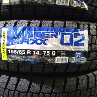 ダンロップ(DUNLOP)の●2024年製●ダンロップ  WM02  155/65R14  4本(タイヤ)