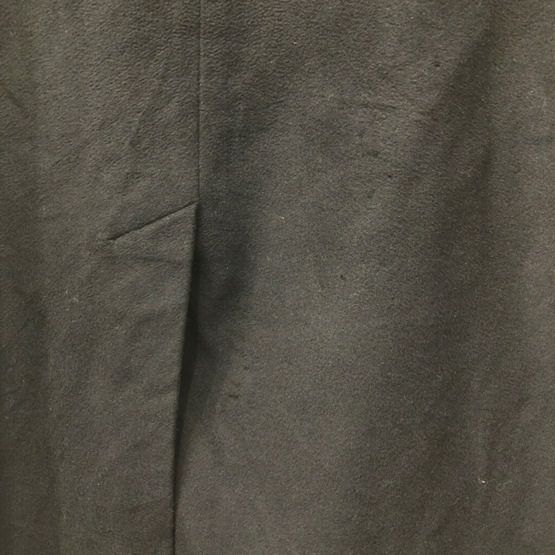 70年代 カナダ製 Aquascutum アクアスキュータム ウール ステンカラーコート ヴィンテージ ネイビー (メンズ 42 S) 中古 古着 Q5351 メンズのジャケット/アウター(ステンカラーコート)の商品写真