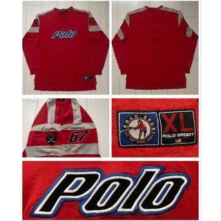 ポロラルフローレン(POLO RALPH LAUREN)の美品 90s POLO SPORT ポロスポーツ ラルフ ホッケー hockey(ジャージ)