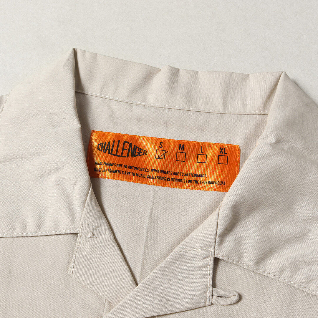 新品 CHALLENGER チャレンジャー シャツ サイズ:S 23SS ワッペン付き オープンカラー ワーク 半袖シャツ S/S WORKER SHIRT ベージュ トップス カジュアルシャツ【メンズ】 メンズのトップス(シャツ)の商品写真