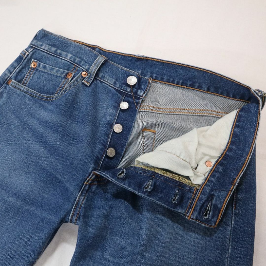 Levi's(リーバイス)のリーバイス 501 レギュラーストレートジーンズ ストレッチデニムW29 M相当 メンズのパンツ(デニム/ジーンズ)の商品写真