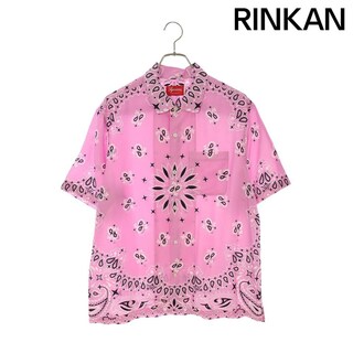シュプリーム(Supreme)のシュプリーム  21SS  Bandana Silk S/S Shirt バンダナシルク半袖シャツ メンズ M(シャツ)