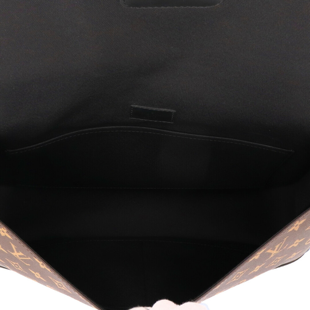 LOUIS VUITTON(ルイヴィトン)のルイヴィトン アーチメッセンジャー モノグラムマカサー ショルダーバッグ モノグラムマカサー M46328 ブラウン メンズ LOUIS VUITTON  中古 メンズのバッグ(ショルダーバッグ)の商品写真