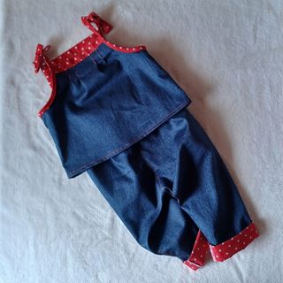 ベビー服ハンドメイド・夏のセットアップ(100サイズ)