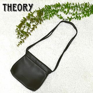 Theory luxe - 極美品 セオリー レザー スマホショルダー サコッシュ ポーチ 刻印ロゴ カーキ