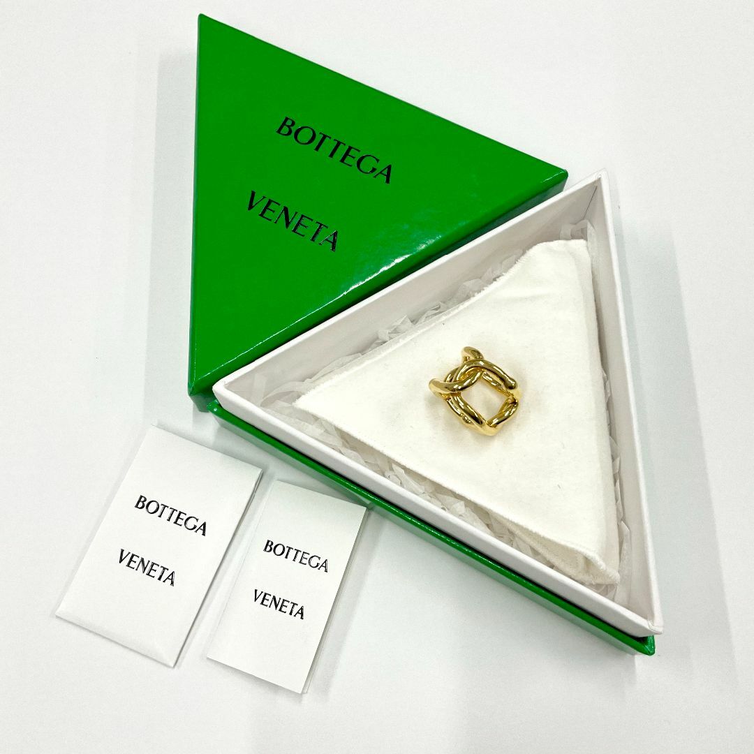 Bottega Veneta(ボッテガヴェネタ)の9507 ボッテガヴェネタ リング チェーンリング 指輪 ゴールド レディースのアクセサリー(リング(指輪))の商品写真