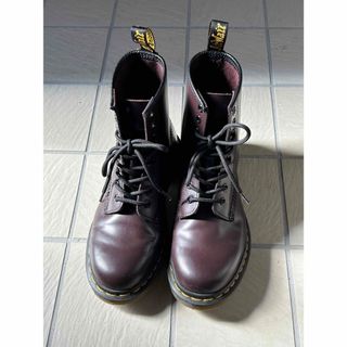 ドクターマーチン(Dr.Martens)の美品✨ドクターマーチン 8ホール UK5  ブラウン(ブーツ)