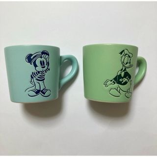 ディズニー(Disney)のディズニー　ミッキーマウス　ドナルドダック　マグカップ　Sango サンゴー(グラス/カップ)