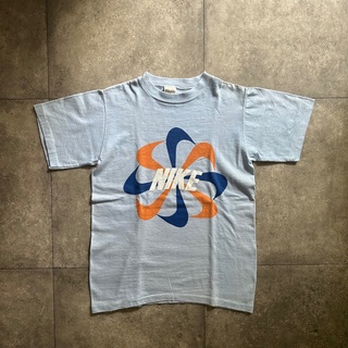 ナイキ(NIKE)の70s ナイキ 風車ロゴ tシャツUSA製 ライトブルー S 風車タグ(Tシャツ/カットソー(半袖/袖なし))