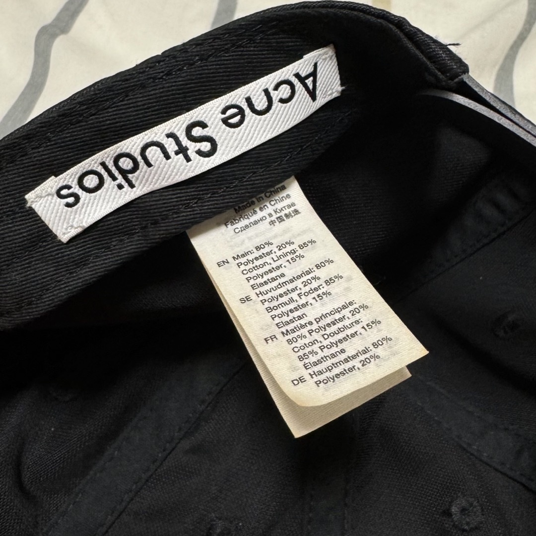 Acne Studios - Acne Studios Cap Black Orange キャップの通販