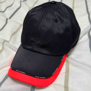 アクネストゥディオズ(Acne Studios)のAcne Studios Cap Black Orange キャップ(キャップ)