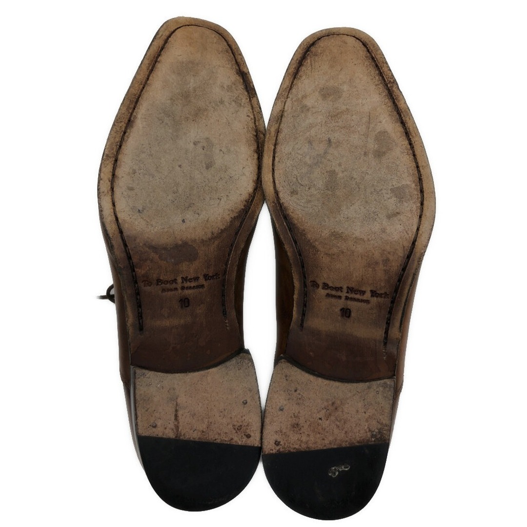 イタリア製 To Boot New York ストレートチップ レザーシューズ ライトブラウン (メンズ 10) 中古 古着 KA0911 メンズの靴/シューズ(ドレス/ビジネス)の商品写真