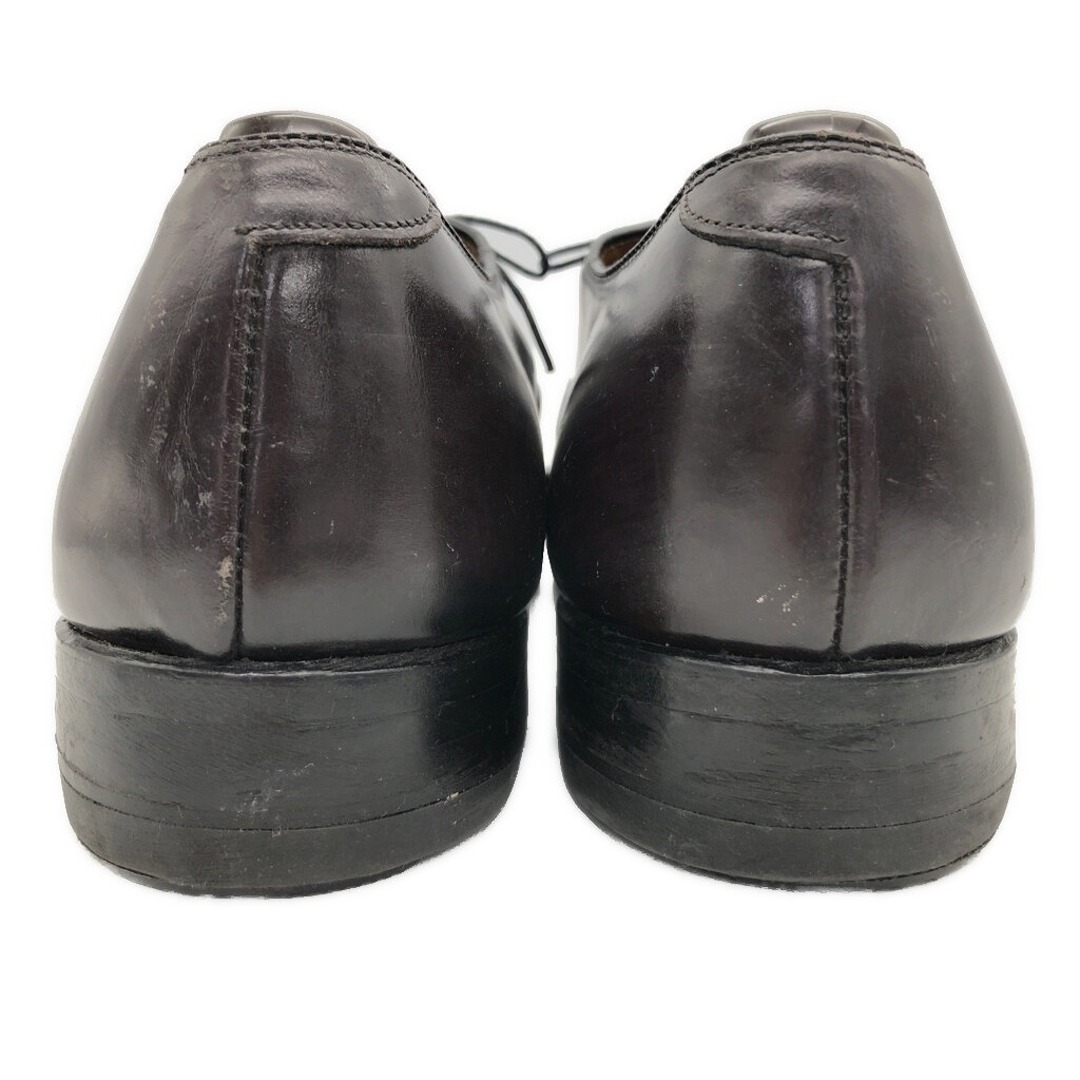 90年代 Johnston&Murphy OPTIMA ストレートチップ レザーシューズ ダークブラウン (メンズ 9 C) 中古 古着 KA0913 メンズの靴/シューズ(ドレス/ビジネス)の商品写真