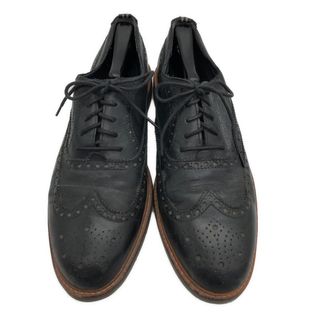 コールハーン(Cole Haan)のCOLE HAAN コールハーン ウィングチップ レザーシューズ ブラック (メンズ 11 M) 中古 古着 KA0927(ドレス/ビジネス)