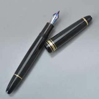 モンブラン(MONTBLANC)の美品◇MONTBLANC モンブラン 万年筆 マイスターシュテュック ブラック(ペン/マーカー)