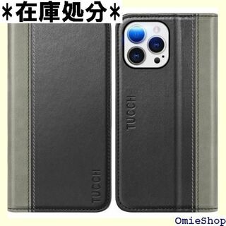 TUCCH iPhone 14 pro max 対応 4 ック＆グレー 542(その他)