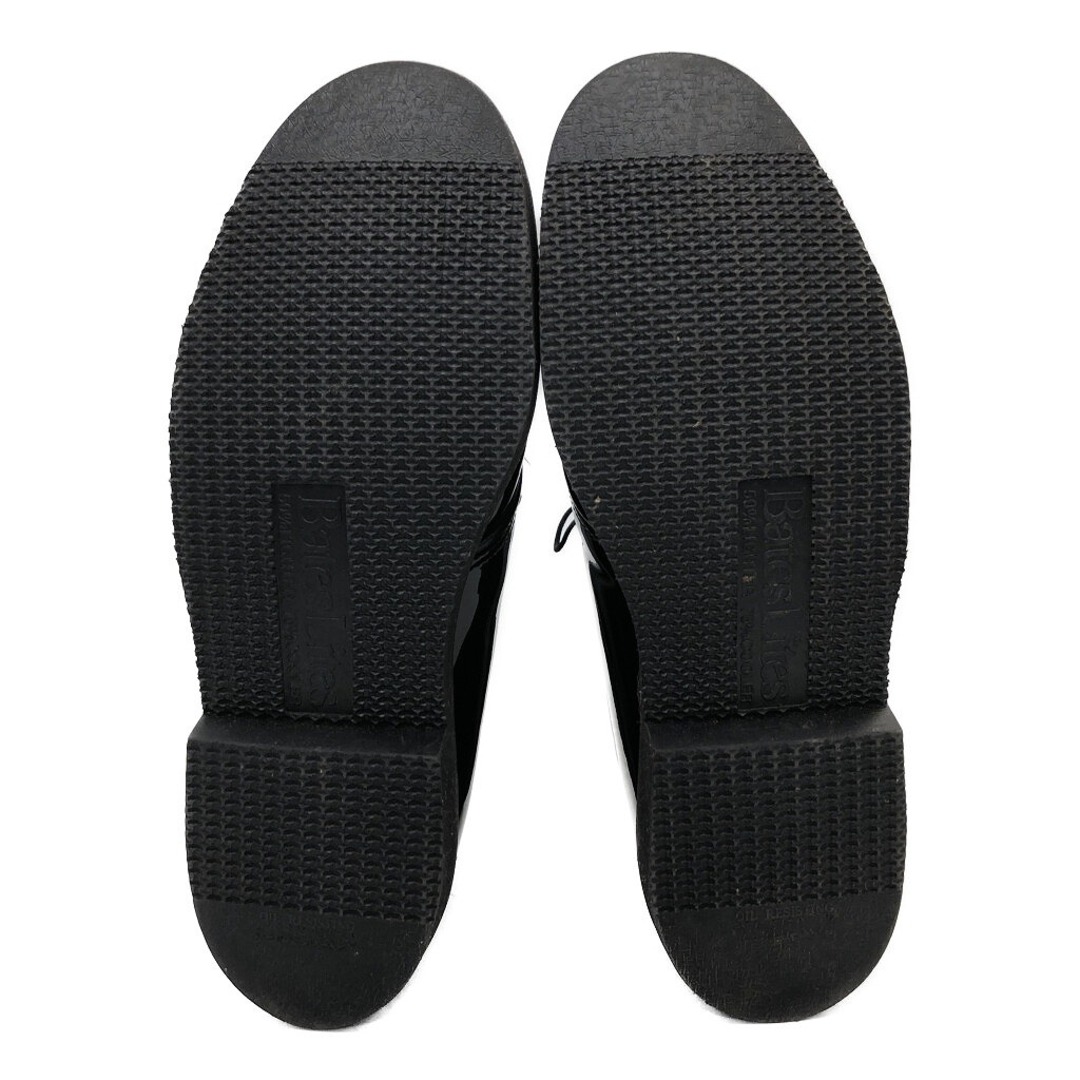BATES チャッカ ブーツ エナメル ブラック (メンズ 12 3E) 中古 古着 KA974 メンズの靴/シューズ(ブーツ)の商品写真