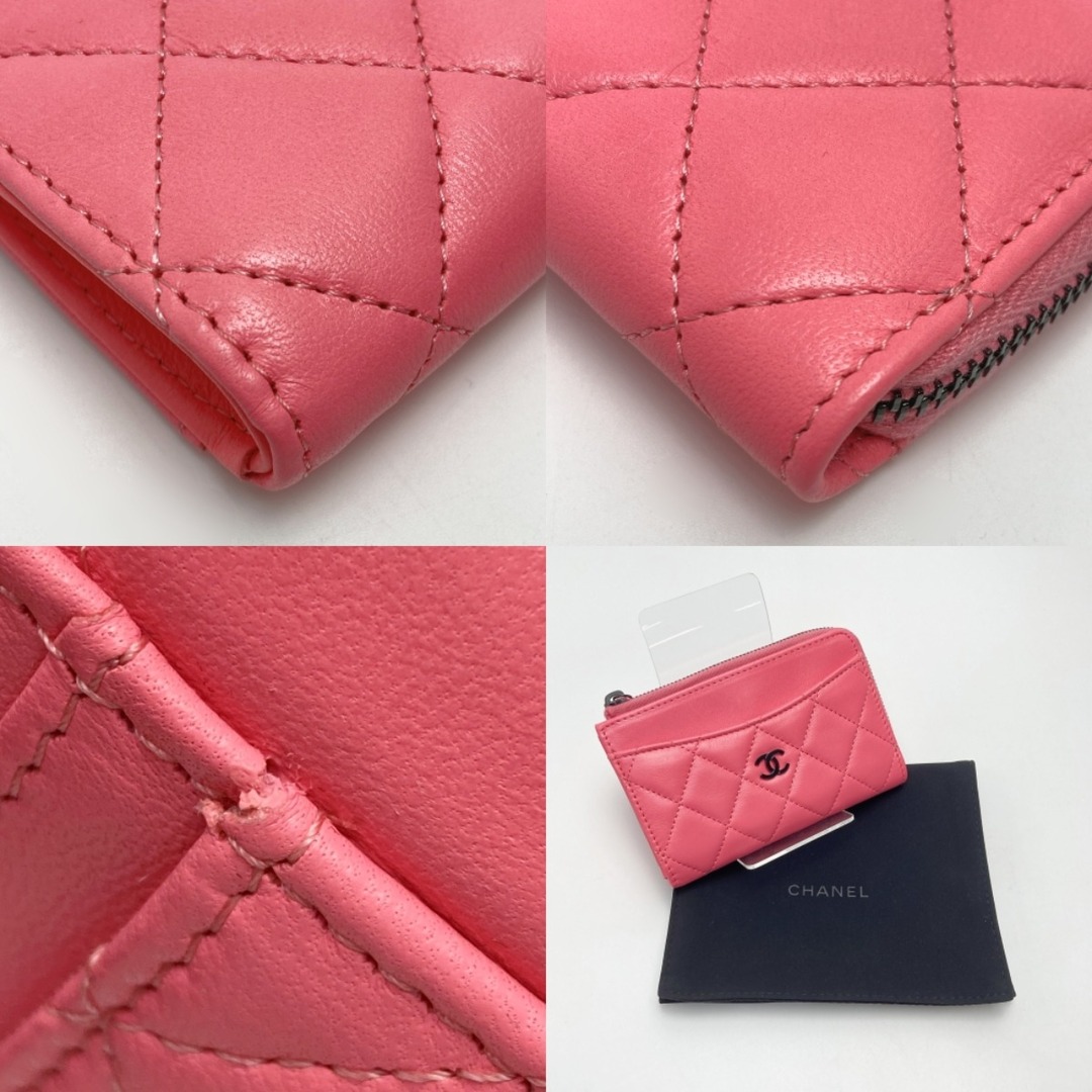 CHANEL - CHANEL シャネル ココマーク マトラッセ カードケース CHANEL - CHANEL シャネル ココマーク マトラッセ カードケース