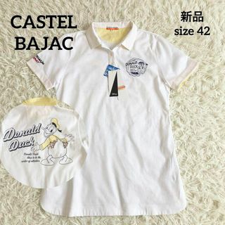 カステルバジャック(CASTELBAJAC)の新品タグ付　カステルバジャック　接触冷感加工　ディズニーコラボシャツ　綿　XL(シャツ/ブラウス(半袖/袖なし))