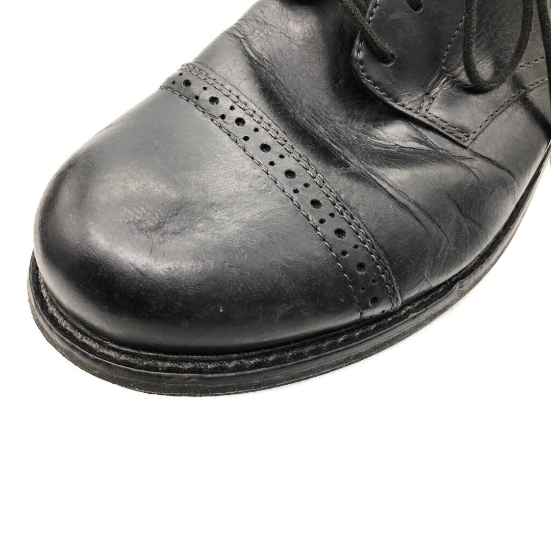 dansko ストレートチップ 外羽根式 slip resistant レザーシューズ ブラック (メンズ 44) 中古 古着 KA0996 メンズの靴/シューズ(その他)の商品写真