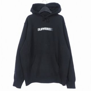 シュプリーム(Supreme)のシュプリーム 23SS モーションロゴ フーディー パーカーL ブラック(パーカー)