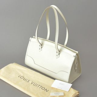 ルイヴィトン(LOUIS VUITTON)の未使用に近い◇ ルイヴィトン マドレーヌPM ハンドバッグ エピ レザー 白(ハンドバッグ)