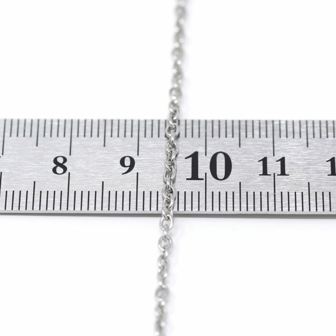 サージカルステンレス製 小豆チェーンネックレス(幅2.4mm) ※長さ自由 メンズのアクセサリー(ネックレス)の商品写真