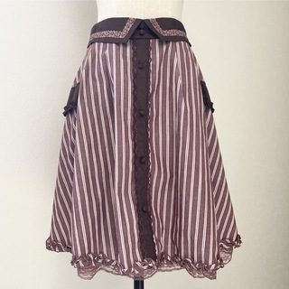 アクシーズファム(axes femme)のアクシーズ  シャツ風デザイン　スカート(ひざ丈スカート)