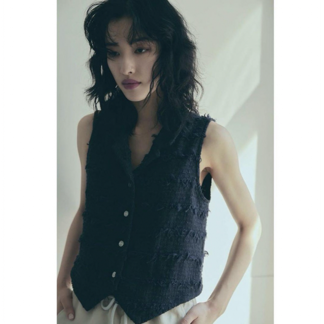 ベスト+ジレ meer. TWEED TAILORED VEST TOPS