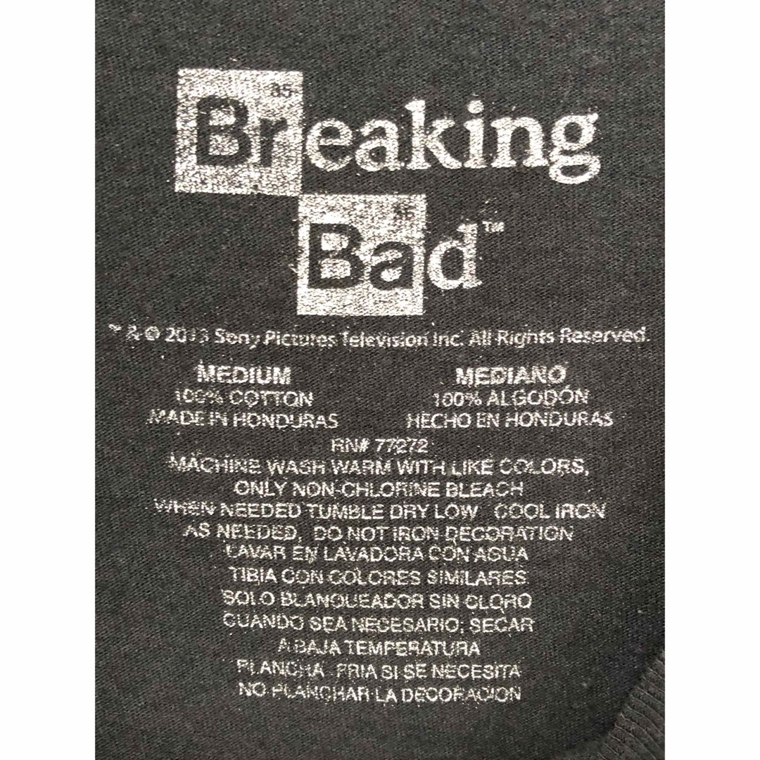 Breaking Bad　Tシャツ　M　黒　USA古着 メンズのトップス(Tシャツ/カットソー(半袖/袖なし))の商品写真