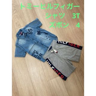 トミーヒルフィガー(TOMMY HILFIGER)のトミーヒルフィガー　上下セット　サイズ100〜110(Tシャツ/カットソー)