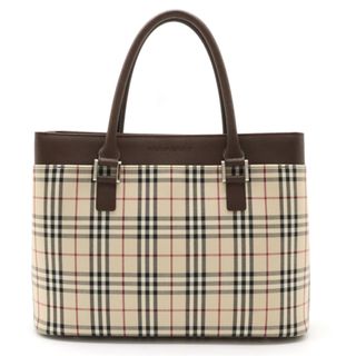 バーバリー(BURBERRY)のバーバリー ノバチェック チェック柄 トートバッグ （12420233）(トートバッグ)