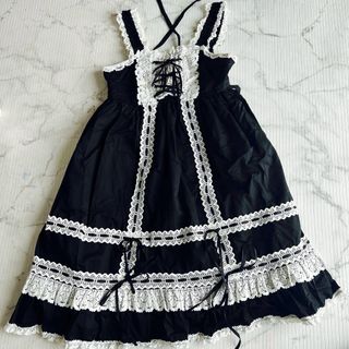 ベイビーザスターズシャインブライト(BABY,THE STARS SHINE BRIGHT)の美品　イ3 ベイビーザスターズシャインブライト　ベビードール　ジャンパースカート(ひざ丈ワンピース)