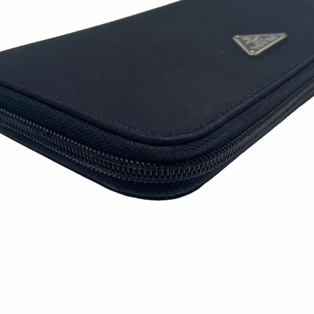 PRADA(プラダ)のPRADA ナイロン長財布　M506 ブラック　三角プレート メンズのファッション小物(長財布)の商品写真