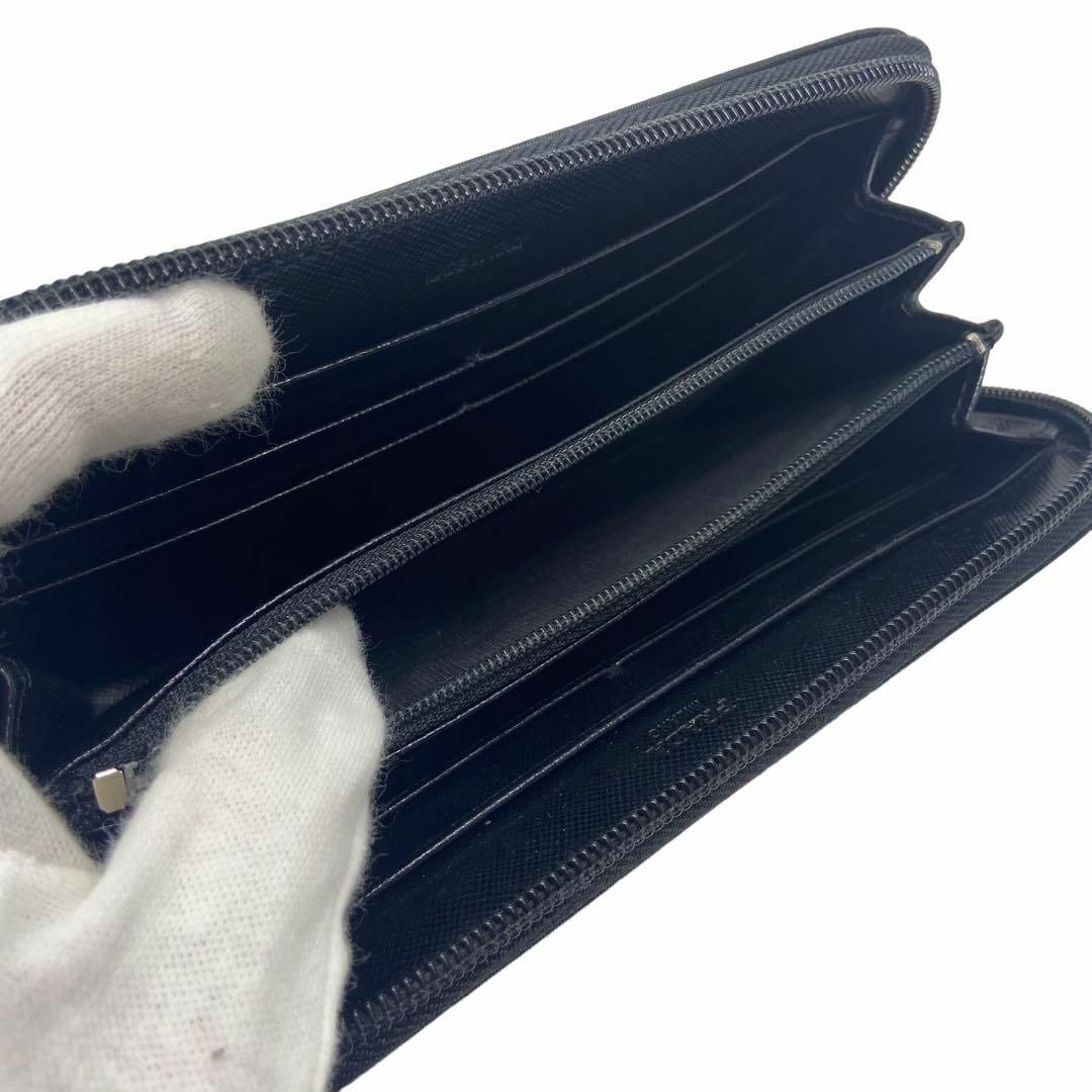 PRADA(プラダ)のPRADA ナイロン長財布　M506 ブラック　三角プレート メンズのファッション小物(長財布)の商品写真