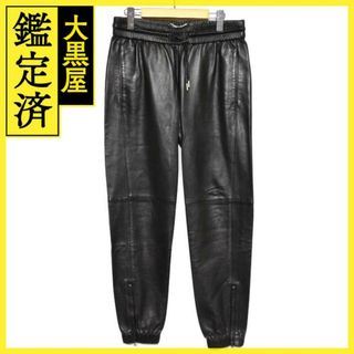 サンローラン(Saint Laurent)のサンローラン ラムレザートラックロングパンツ 664566 【200】(その他)